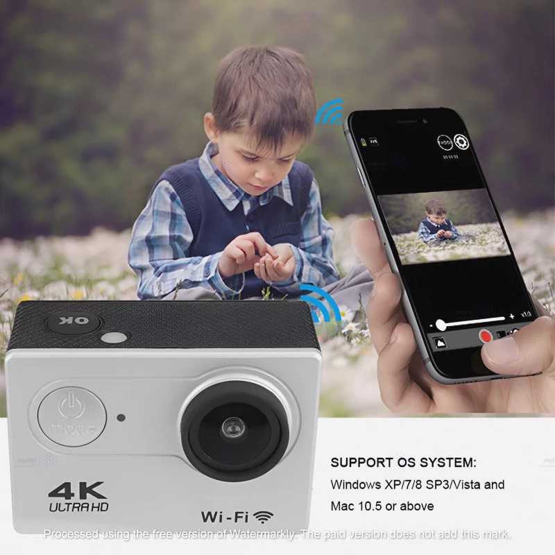 دوربین ورزشی اکشن کمرا (Action Camera) ضد آب 4K - تصویر 10