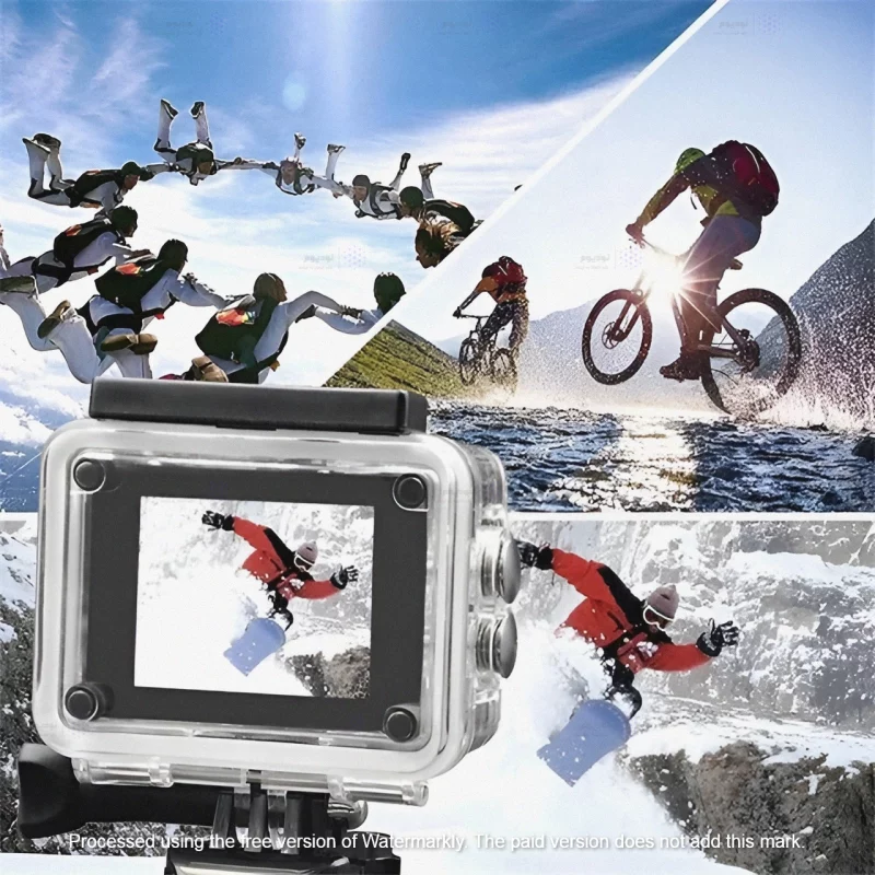 دوربین ورزشی اکشن کمرا (Action Camera) ضد آب 4K - تصویر 11