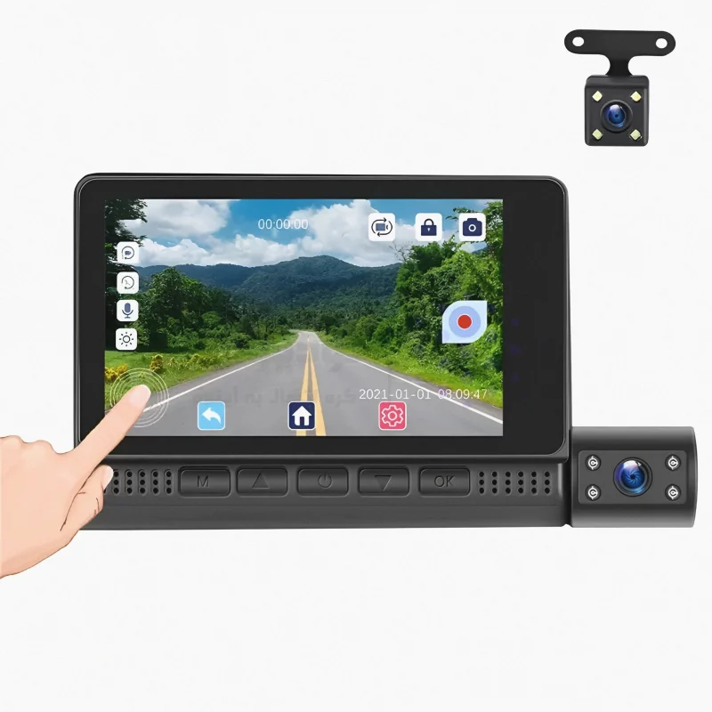 دوربین ثبت وقایع خودرو 3 لنز مدل L909 - تصویر 10