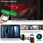 دوربین چشمی درب مانیتور دار Wi-Fi مدل C4 - تصویر 3