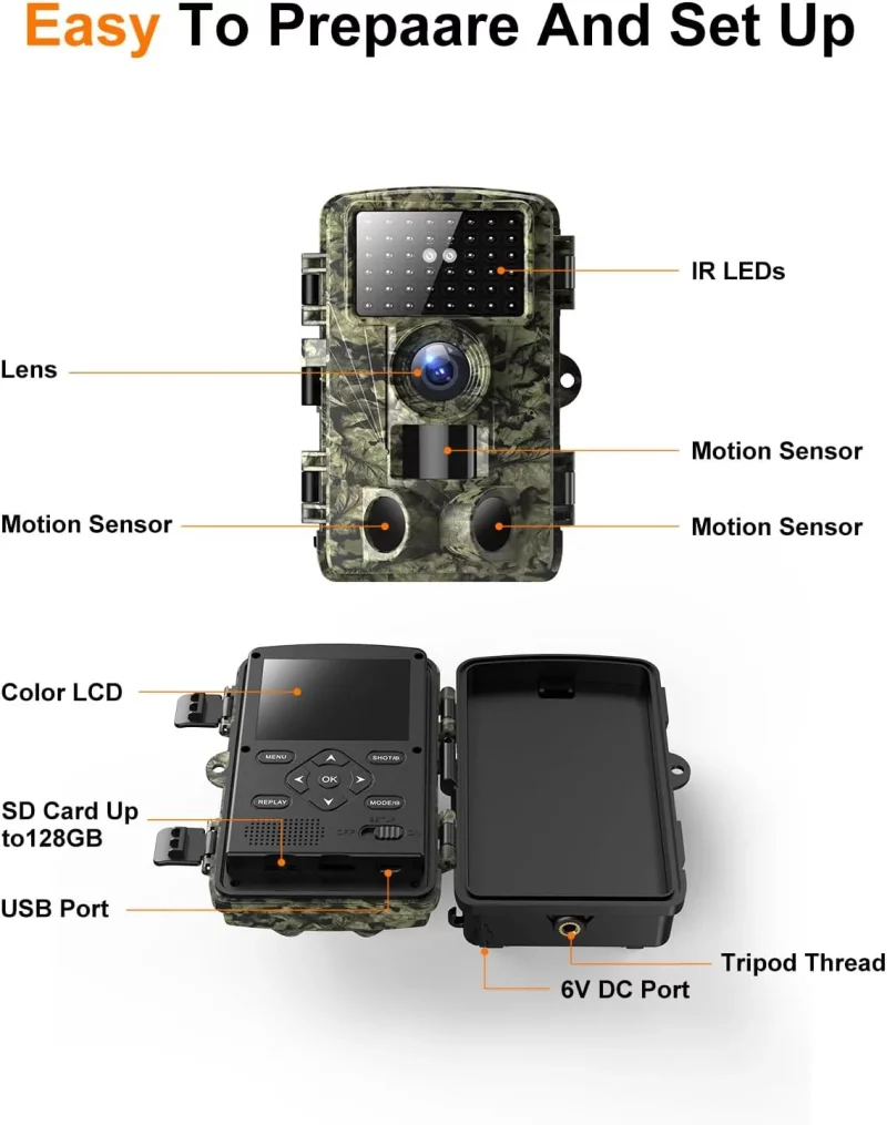 دوربین تله ای، شکار و حیات وحش ( Trail Camera ) مدل PR4000 - تصویر 6