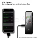 دستگاه ضبط صدای خبرنگاری مدل V90 با حافظه 32GB - تصویر 4