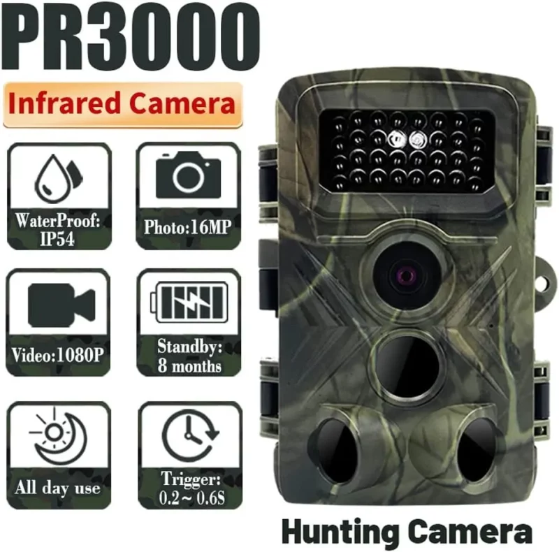 دوربین تله ای، شکار و حیات وحش (Trail Camera) مدل PR3000 - تصویر 7