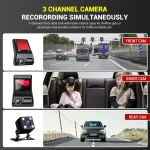 دوربین ثبت وقایع 3 لنز مدل A600 - تصویر 4