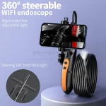 دوربین شلنگی و آندوسکوپی وای فای سرچرخشی F180 - تصویر 2