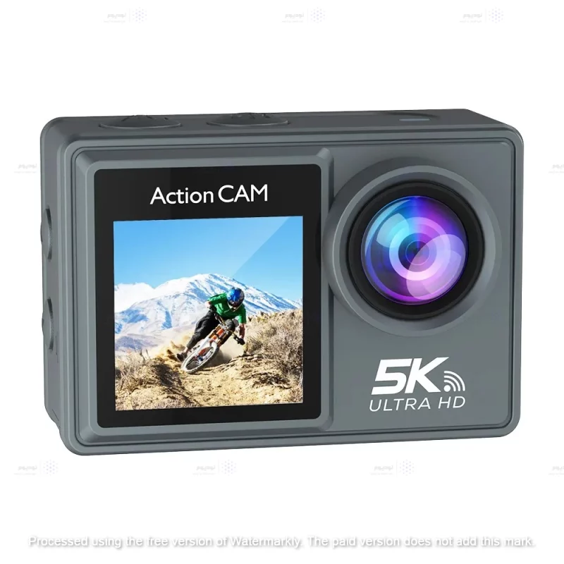 دوربین ورزشی اکشن کمرا (Action Camera) ضد آب 5K - تصویر 3