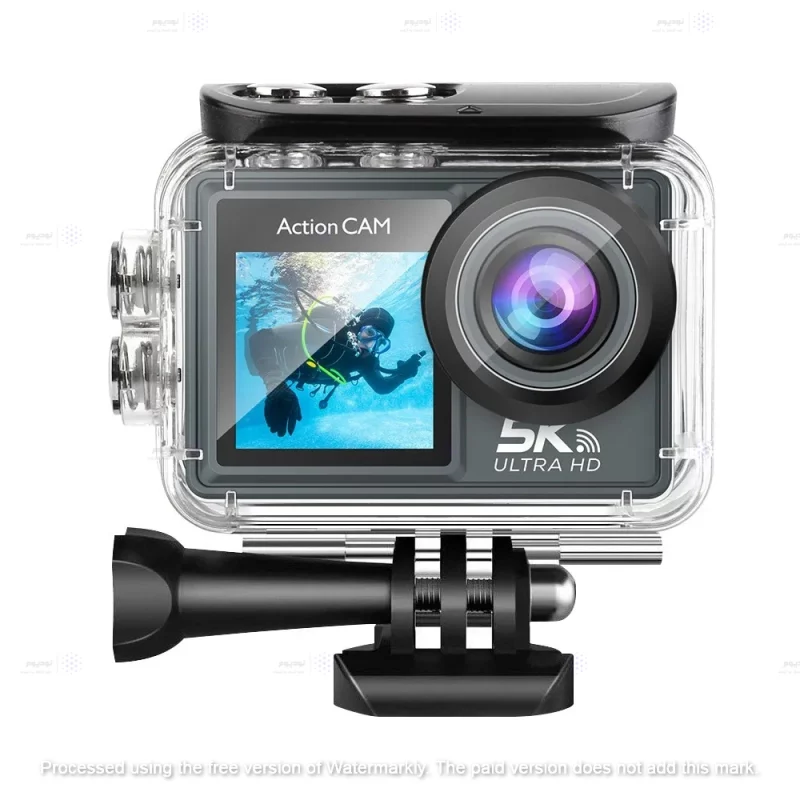 دوربین ورزشی اکشن کمرا (Action Camera) ضد آب 5K - تصویر 4