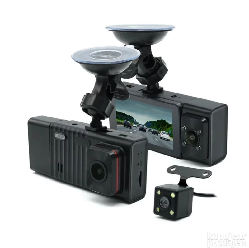 دوربین ثبت وقایع خودرو 3 لنز مدل S4 -WiFi - تصویر 2