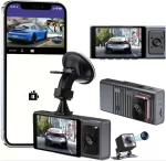 دوربین ثبت وقایع خودرو 3 لنز مدل S4 -WiFi - تصویر 4