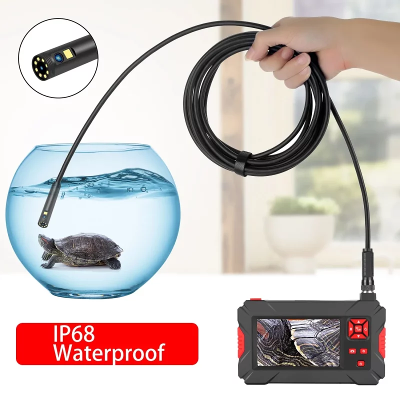 دوربین شلنگی و آندوسکوپی مانیتور دار P30 مدل 2 لنز - تصویر 3