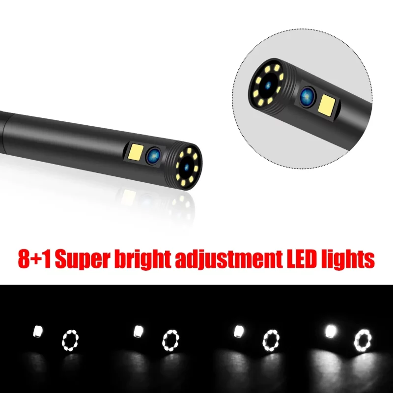 دوربین شلنگی و آندوسکوپی مانیتور دار P30 مدل 2 لنز - تصویر 4