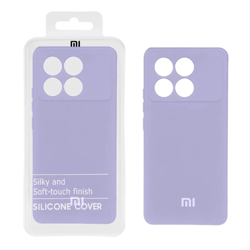 قاب نیو سیلیکون محافظ لنزدار RFF مدل Xiaomi Poco X6 Pro 5G - یاسی (پک دار) - تصویر 2
