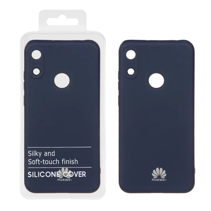 قاب نیو سیلیکون محافظ لنزدار RFF مدل Huawei Y6 (2019) / Y6 Prime (2019) / Y6s / Honor 8a - سرمه ای (پک دار) - تصویر 2