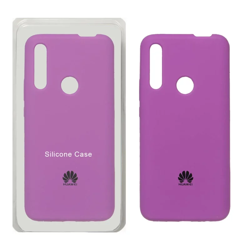 قاب سیلیکونی پاک کنی اورجینال Huawei Y9 Prime (2019) / Honor 9X - ارغوانی (پک اصلی) - تصویر 2