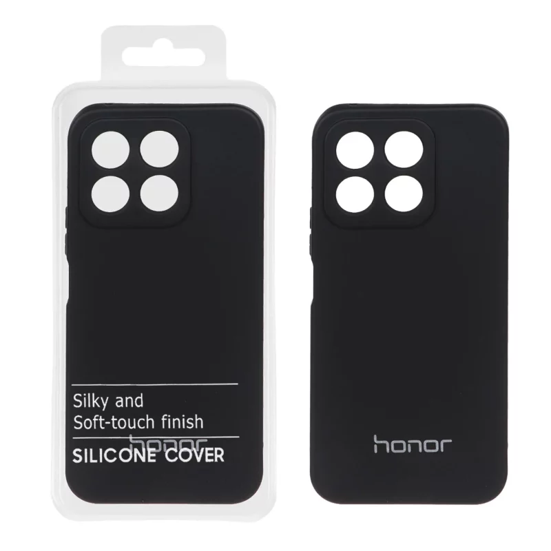 قاب نیو سیلیکون محافظ لنزدار RFF مدل Honor X8b - مشکی (پک دار) - تصویر 2