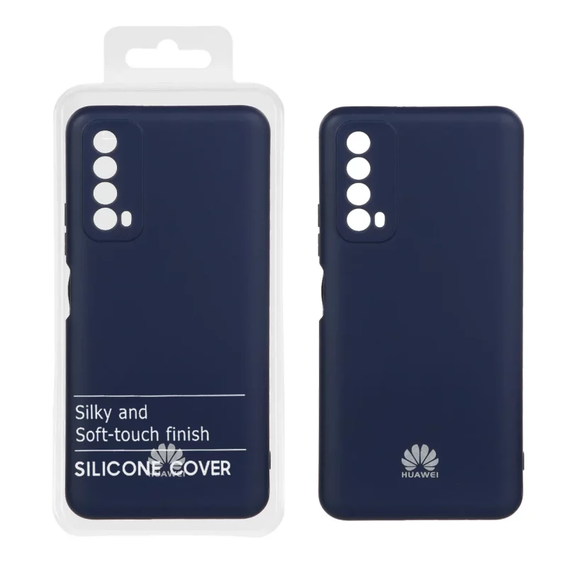 قاب نیو سیلیکون محافظ لنزدار RFF مدل Huawei Y7a - سرمه ای (پک دار) - تصویر 2