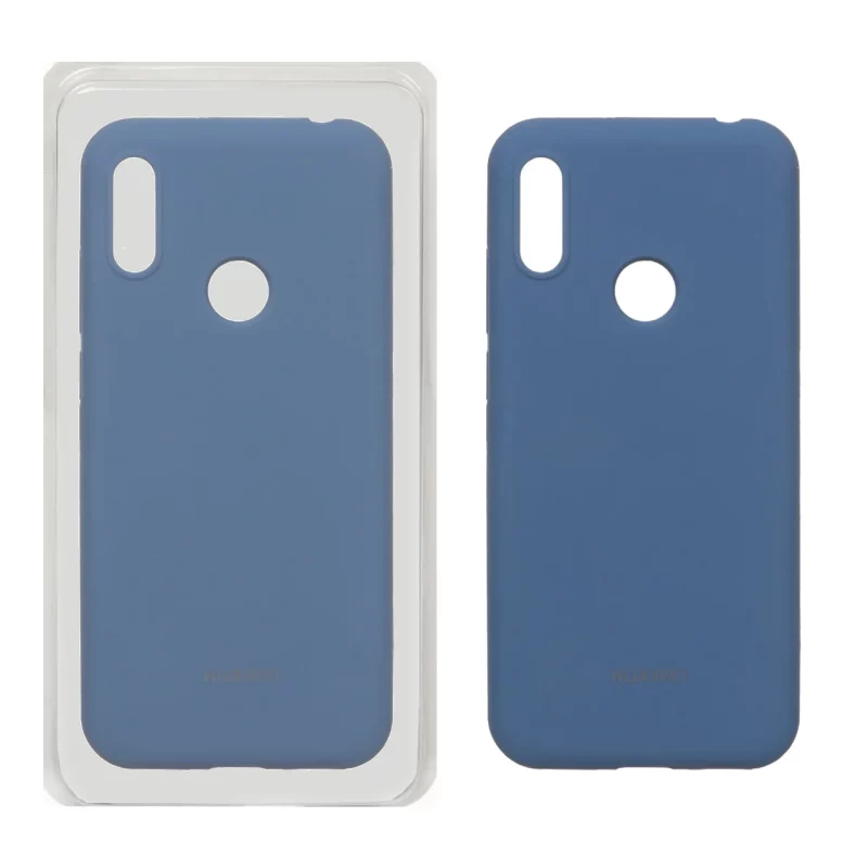 قاب سیلیکونی پاک کنی اورجینال Huawei Y6 (2019) / Y6 Prime (2019) / Y6s / Honor 8a - آبی تیره (پک اصلی) - تصویر 2