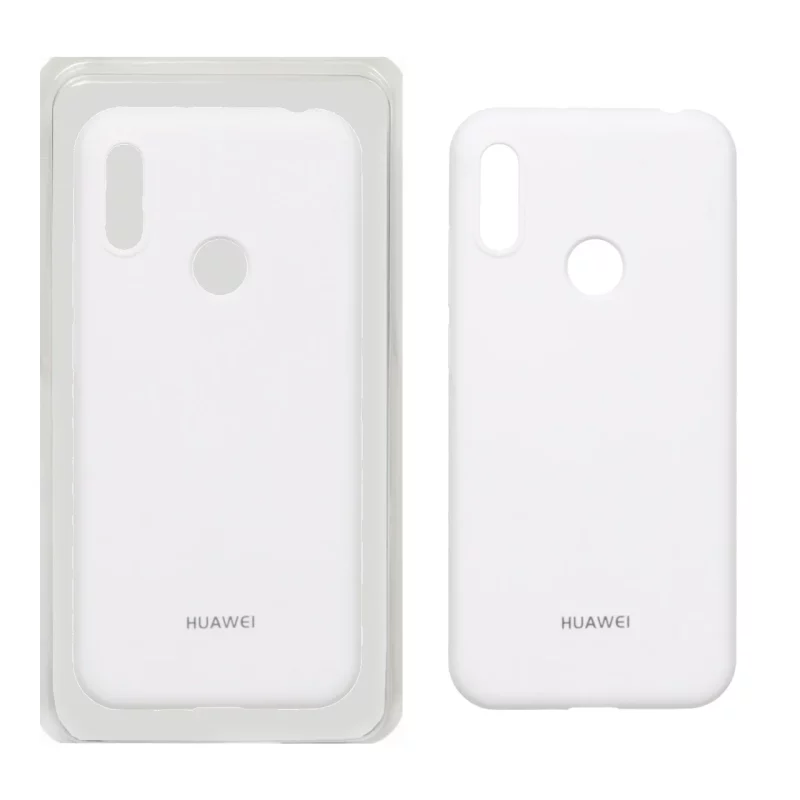 قاب سیلیکونی پاک کنی اورجینال Huawei Y6 (2019) / Y6 Prime (2019) / Y6s / Honor 8a - سفید (پک اصلی) - تصویر 2