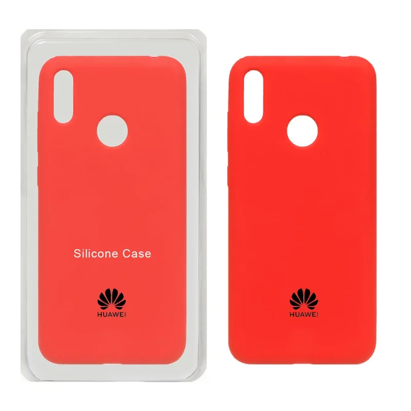 قاب سیلیکونی پاک کنی اورجینال Huawei Y7 Prime (2019) / Huawei Y7 (2019) - قرمز (پک اصلی) - تصویر 2