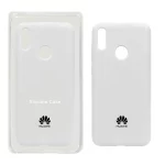 قاب سیلیکونی پاک کنی اورجینال Huawei Y7 Prime (2019) / Huawei Y7 (2019) - سفید (پک اصلی)