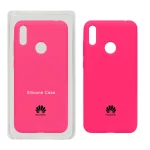 قاب سیلیکونی پاک کنی اورجینال Huawei Y7 Prime (2019) / Huawei Y7 (2019) - صورتی فانتزی (پک اصلی)