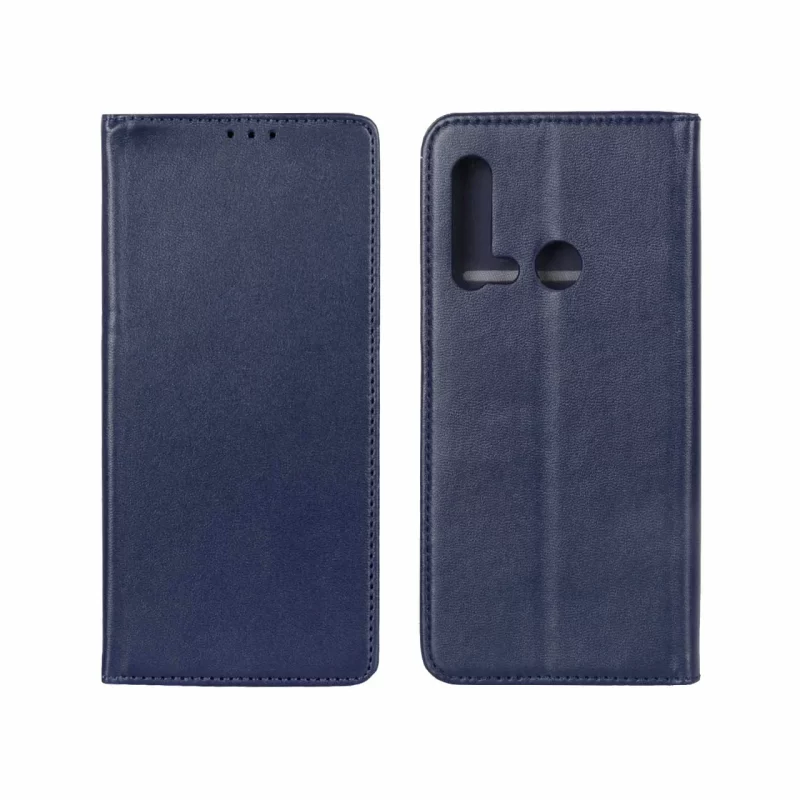کیف موبایل مغناطیسی دور دوخت Huawei Nova 5i / P20 Lite (2019) - سرمه ای - تصویر 2