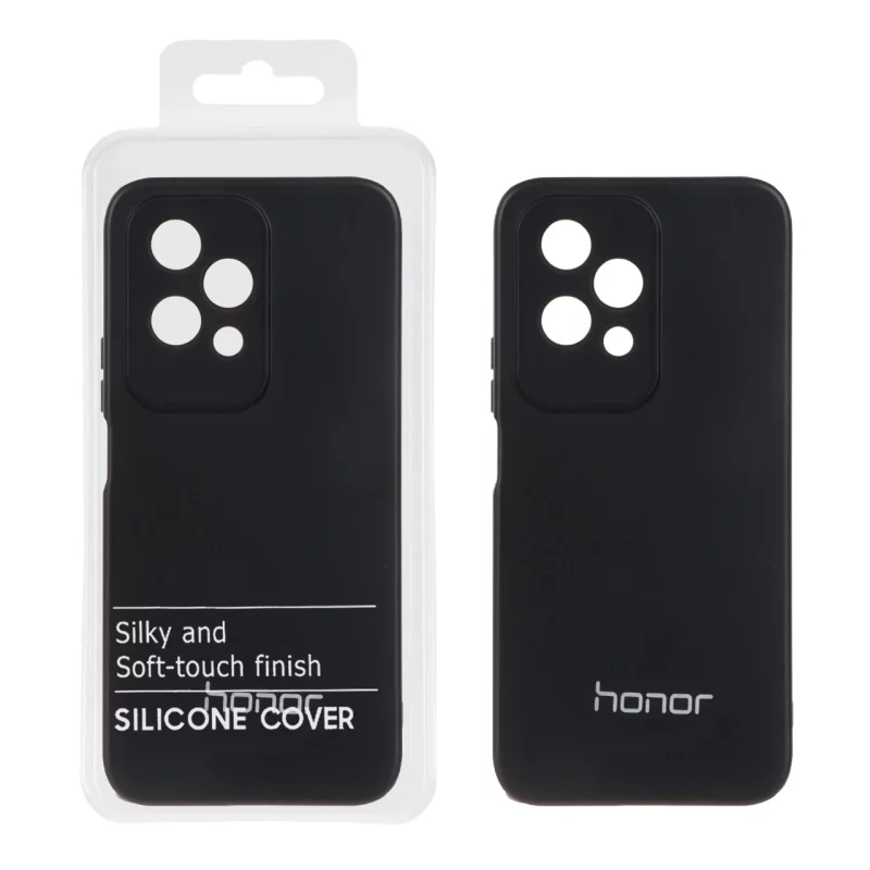 قاب نیو سیلیکون محافظ لنزدار RFF مدل Honor 200 Lite - مشکی (پک دار) - تصویر 2