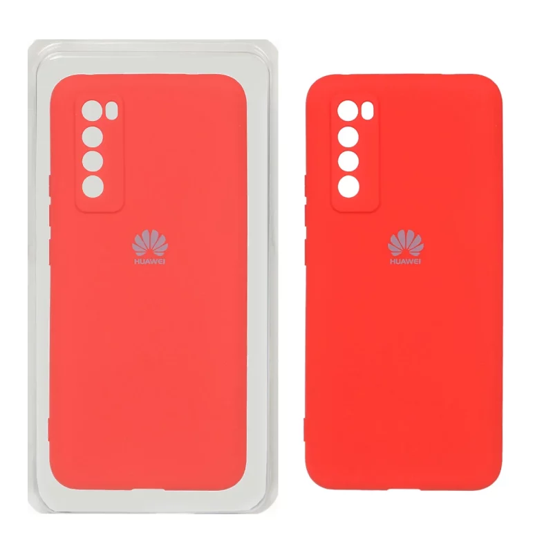 قاب سیلیکونی High Copy مدل AKB - Huawei Nova 7 5G - قرمز (پک دار) - تصویر 2