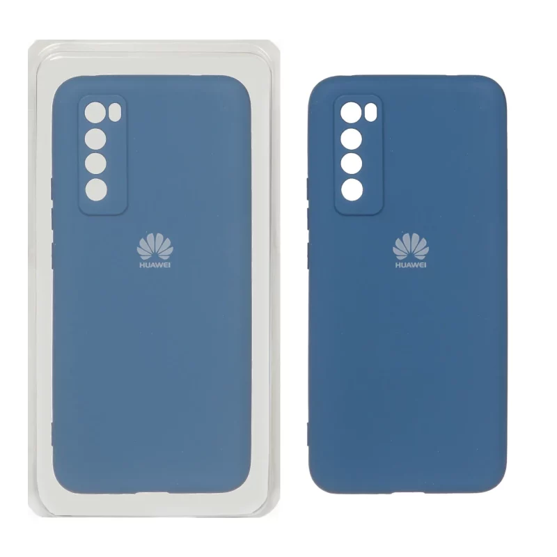 قاب سیلیکونی High Copy مدل AKB - Huawei Nova 7 5G - آبی تیره (پک دار) - تصویر 2