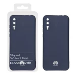 قاب نیو سیلیکون محافظ لنزدار RFF مدل Huawei Y8p سرمه ای (پک دار)