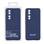 قاب نیو سیلیکون محافظ لنزدار RFF مدل Honor 90 - سرمه ای (پک دار)