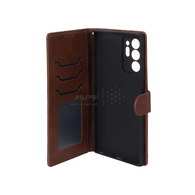 کیف موبایل مگنتی درجه یک MNC مدل Honor X8b - قهوه ای - تصویر 3