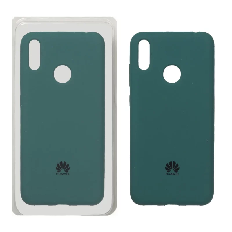 قاب سیلیکونی پاک کنی اورجینال Huawei Y7 Prime (2019) / Huawei Y7 (2019) - سبز (پک اصلی) - تصویر 2
