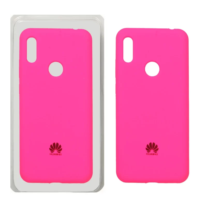قاب سیلیکونی پاک کنی اورجینال Huawei Y6 (2019) / Y6 Prime (2019) / Y6s / Honor 8a - صورتی فانتزی (پک اصلی) - تصویر 2