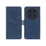کیف چرمی موبایل مگنتی محافظ لنزدار Honor X9c - سرمه ای