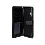 کیف چرمی موبایل مگنتی محافظ لنزدار Huawei Nova 5T / Honor 20 - مشکی - تصویر 3