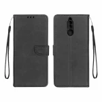 کیف چرمی موبایل مگنتی محافظ لنزدار Huawei Mate 10 Lite - مشکی
