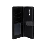 کیف چرمی موبایل مگنتی محافظ لنزدار Huawei Mate 10 Lite - مشکی - تصویر 3