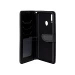 کیف چرمی موبایل مگنتی محافظ لنزدار Huawei Nova 3i - مشکی - تصویر 3