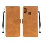 کیف چرمی موبایل مگنتی محافظ لنزدار Huawei Nova 3i - عسلی