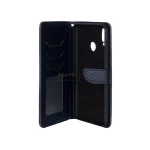 کیف چرمی موبایل مگنتی محافظ لنزدار Huawei Nova 3i - سرمه ای - تصویر 3
