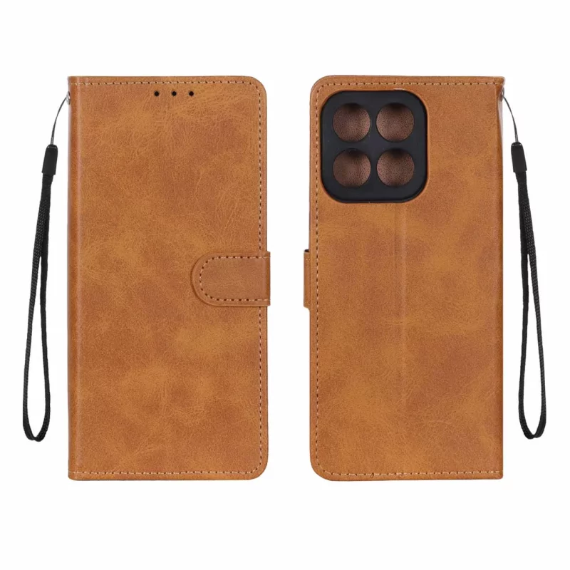 کیف موبایل مگنتی Honor X6b - عسلی - تصویر 2