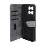 کیف چرمی موبایل مگنتی محافظ لنزدار Honor X5b / X5b Plus - خاکستری - تصویر 3