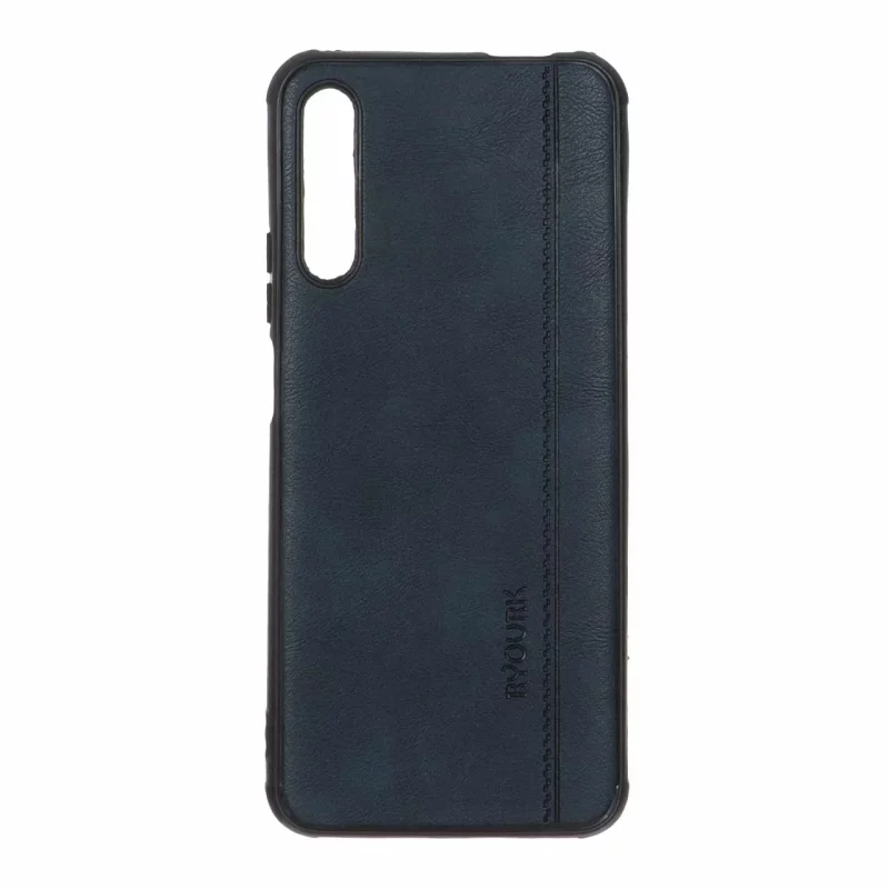 قاب طرح چرم RYOURK مدل Huawei Y9s / 9X Pro / Y9s New - سرمه ای - تصویر 2