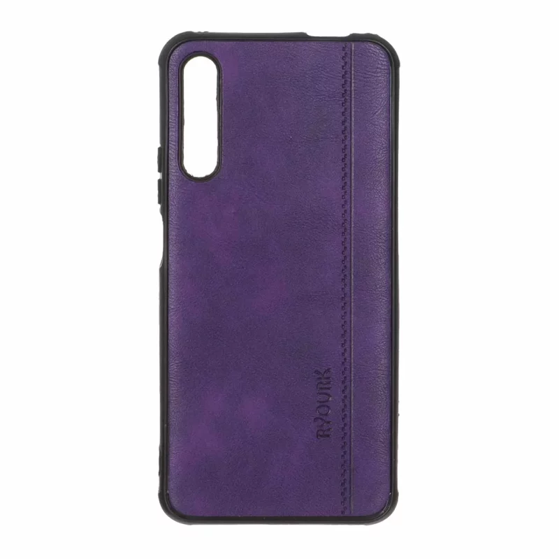 قاب طرح چرم RYOURK مدل Huawei Y9s / 9X Pro / Y9s New - بنفش - تصویر 2
