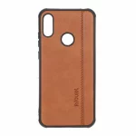 قاب طرح چرم RYOURK مدل Huawei Y6 (2019) / Y6 Prime (2019) / Y6s / Honor 8a - عسلی