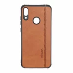 قاب طرح چرم RYOURK مدل Huawei Y7 Prime (2019) / Huawei Y7 (2019) - عسلی