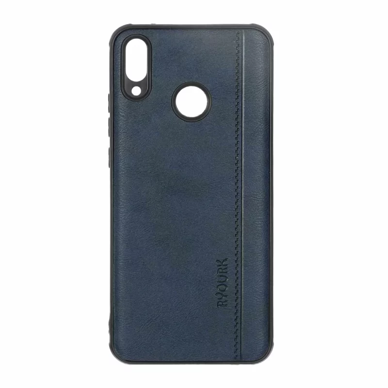 قاب طرح چرم RYOURK مدل Huawei Y9 2019 - سرمه ای - تصویر 2
