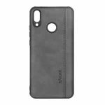 قاب طرح چرم RYOURK مدل Huawei Y9 2019 - خاکستری