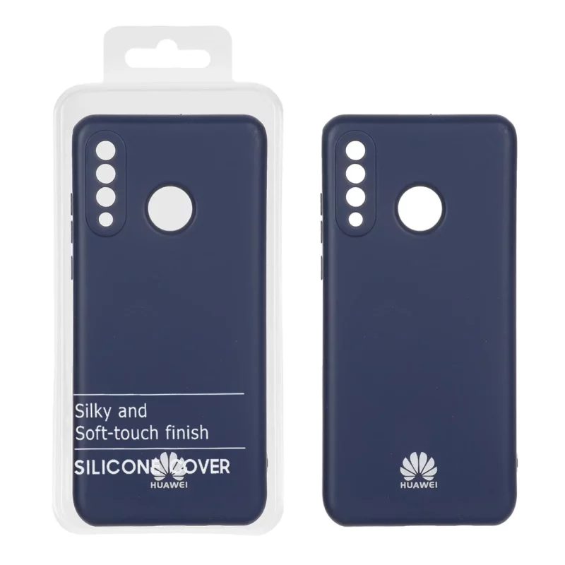 قاب نیو سیلیکون محافظ لنزدار RFF مدل Huawei P30 Lite - سرمه ای (پک دار) - تصویر 2